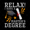 Relax Masters Degree Phone Case Official Graduation Merch