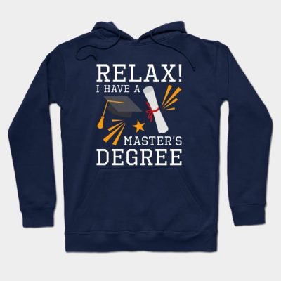 Relax Masters Degree Hoodie Official Graduation Merch