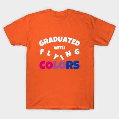 Graduated With Flying Colors Bisexual Graduation G T-Shirt Official Graduation Merch