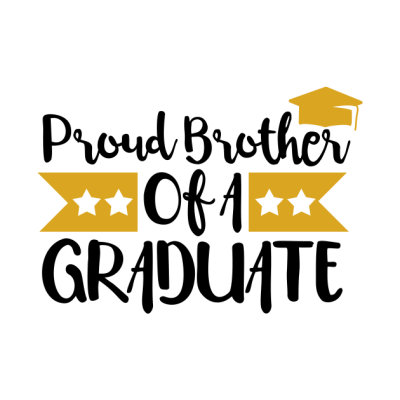 Proud Brother Of A Graduate Throw Pillow Official Graduation Merch