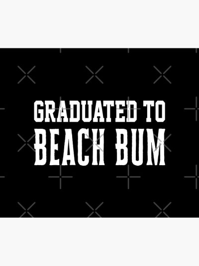 Graduated | Graduation | Graduated To Beach Bum Tapestry Official Graduation Merch