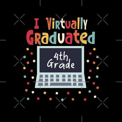 I Virtually Graduated 4Th Grade 2021 Tote Bag Official Graduation Merch