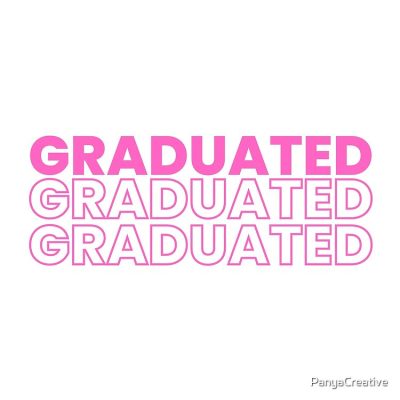 Graduated Graduated Graduated In Pink Tote Bag Official Graduation Merch