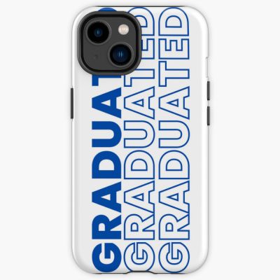 Graduated Graduated Graduated In Navy Iphone Case Official Graduation Merch