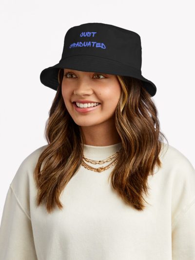 Just Graduated Graffiti Style Bucket Hat Official Graduation Merch