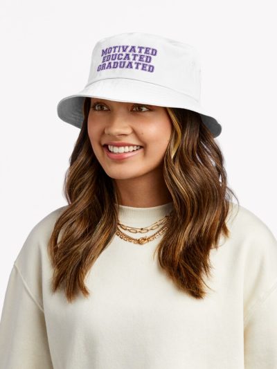 Motivated Educated Graduated - Graduation Bucket Hat Official Graduation Merch