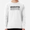 Graduated Graduated Graduated In Black Sweatshirt Official Graduation Merch