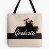 Graduated Virtually Cap And Gown Tote Bag Official Graduation Merch