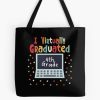 I Virtually Graduated 4Th Grade 2021 Tote Bag Official Graduation Merch