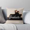 Graduated Virtually Cap And Gown Throw Pillow Official Graduation Merch