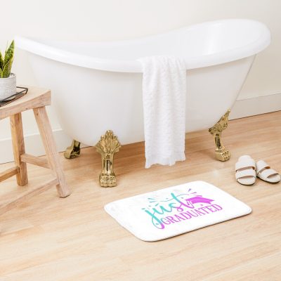 Just Graduated , Graduations Gift, Bath Mat Official Graduation Merch