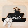 Graduated Virtually Cap And Gown Bath Mat Official Graduation Merch