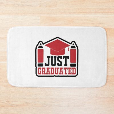 Just Graduated Bath Mat Official Graduation Merch