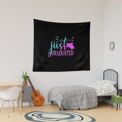 Just Graduated , Graduations Gift, Tapestry Official Graduation Merch