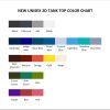 tank top color chart 1 - Graduation Gifts