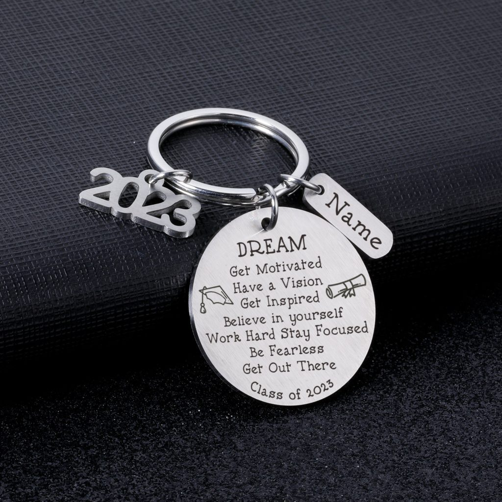 Pesonalized 2023 Graduation Keychain