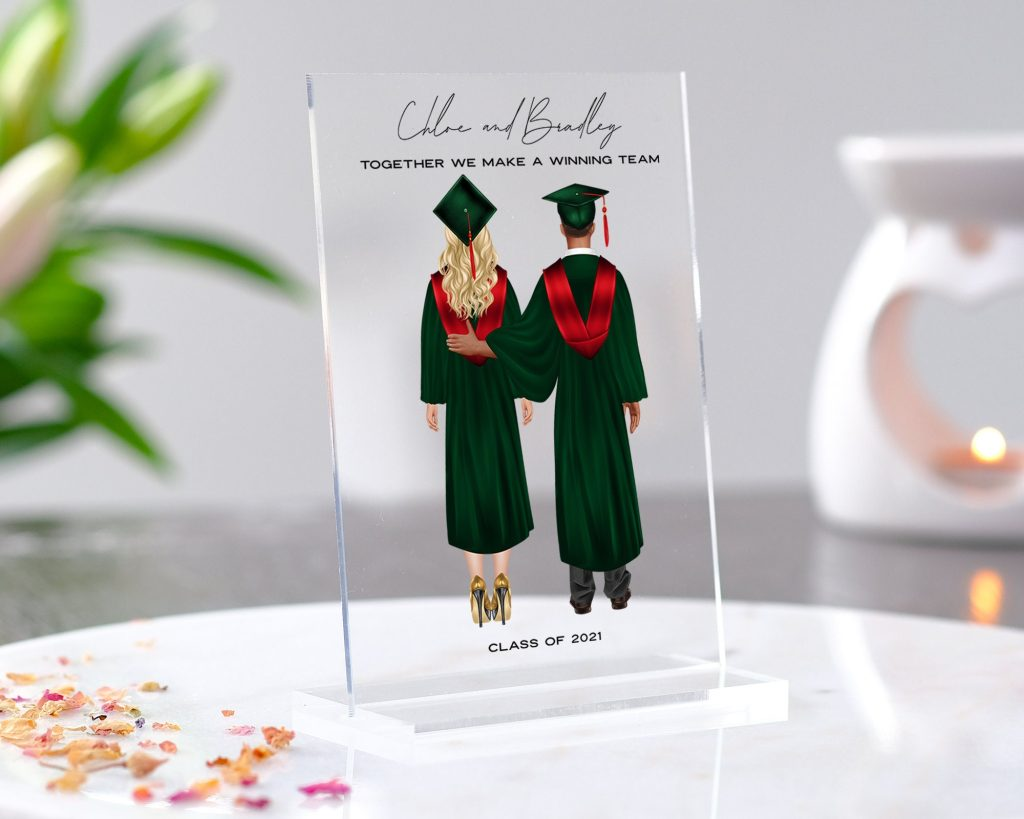 Personalised Graduation Gift for Her Acrylic Plaque