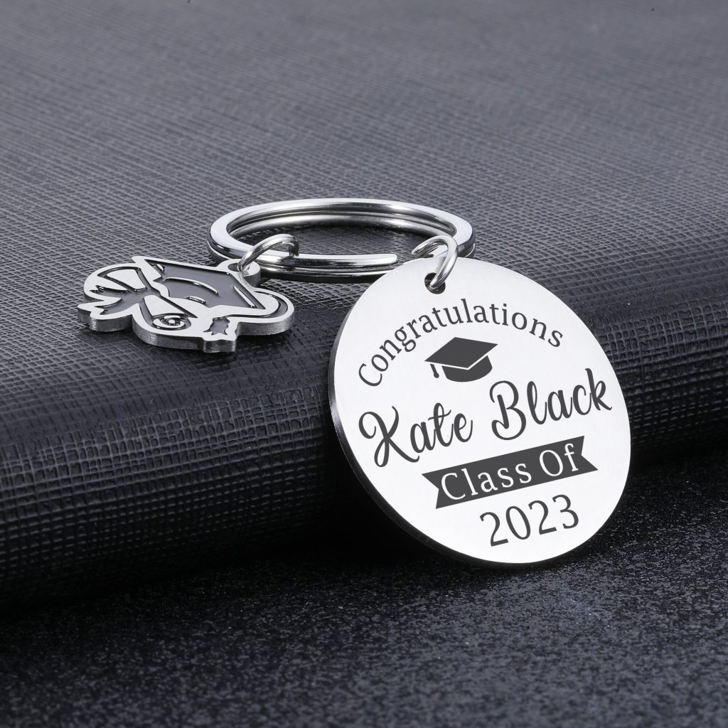 Personalised Graduation Gift For Friends Keychain