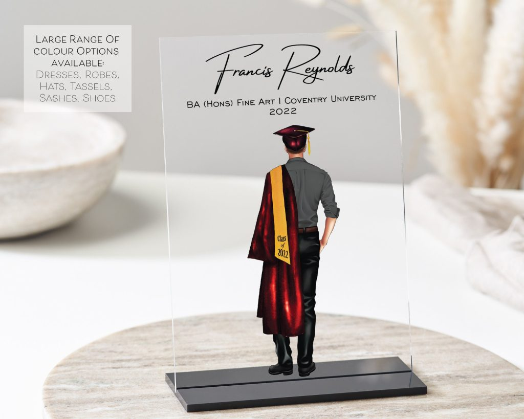 Personalised Graduation Gift for Him Top-selling Acrylic Plaque